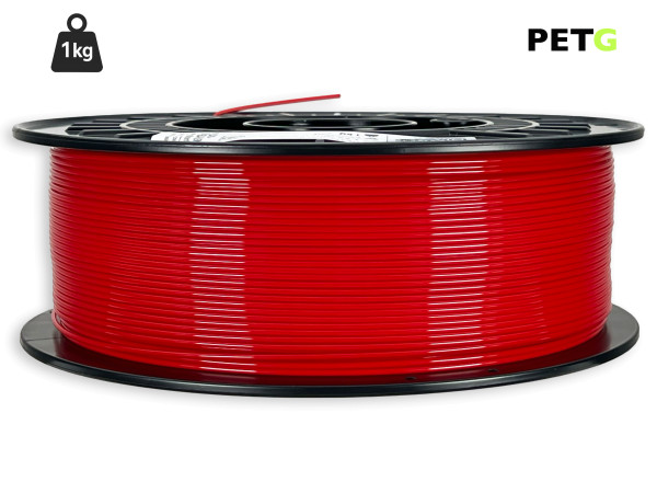 PETG Filament - 1,75 mm - Feuerrot - 1 kg