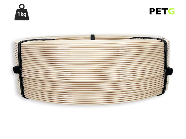 PETG Filament - 1,75 mm - Beige - 1 kg Refill