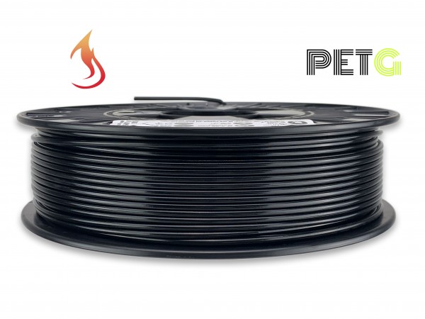 PETG Filament - 2,85 mm - Flammschutz Schwarz - 800 g