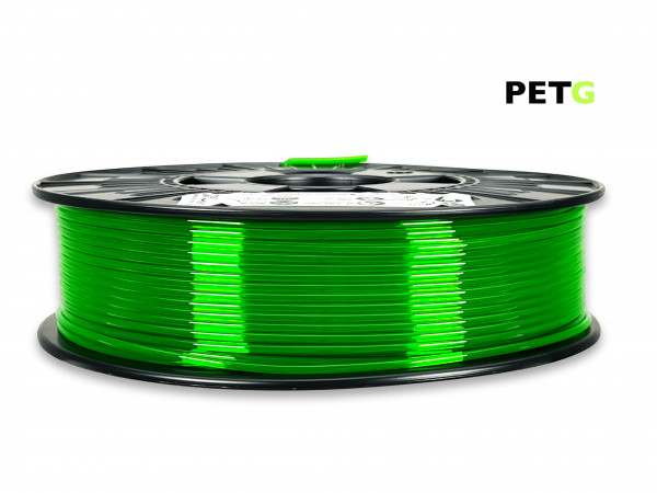 PETG Filament - 2,85 mm - Transparent Neongrün - 800 g