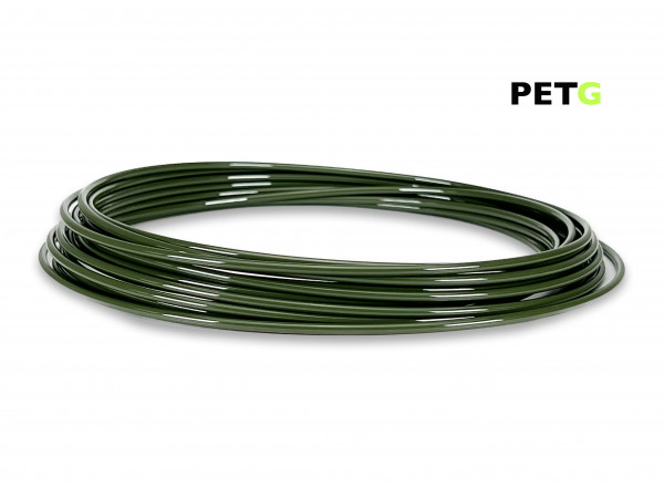 PETG Filament 50 g Sample - 2,85 mm - Militär-Grün