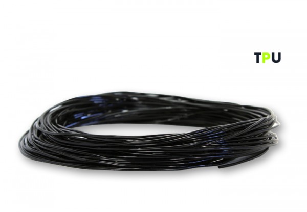 TPU V2 Filament (flexibel) 50 g Sample - 2,85 mm - Schwarz