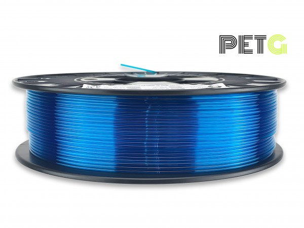 PETG Filament - 1,75 mm - Transparent Blau