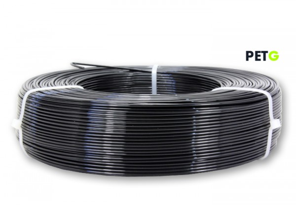 PETG Filament - 1,75 mm - Schwarz - Refill 800 g