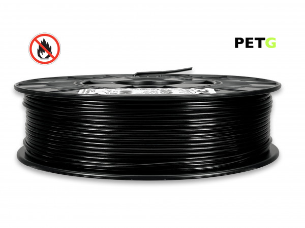 PETG Filament - 2,85 mm - Flammschutz Schwarz - 800 g