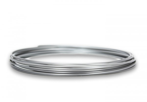 PLA Filament 50 g Sample - 2,85 mm - Silber