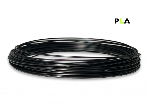 PLA Filament 50 g Sample - 2,85 mm - Schwarz matt