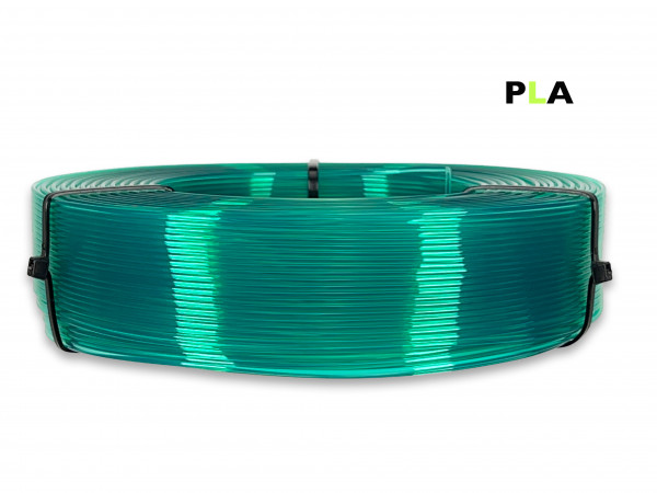 PLA Filament - 1,75 mm - Transluzent-Grün - Refill 800 g