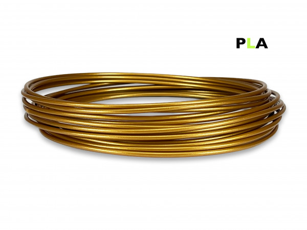 PLA Filament 50 g Sample - 2,85 mm - Gold V2