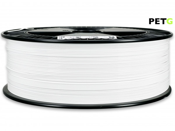 PETG Filament - 1,75 mm - 2600 g - Weiß