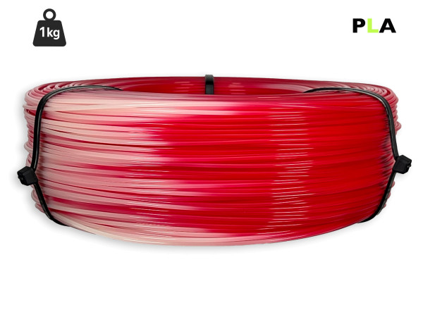 PLA Filament - 1,75 mm - Thermo-Rot - 1 kg Refill