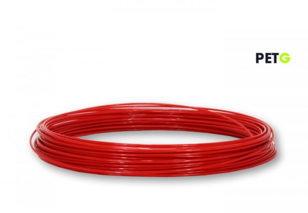 PETG Filament 50 g Sample - 2,85 mm - Feuerrot