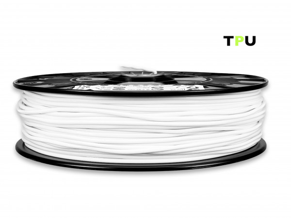TPU V2 Filament (flexibel) - 2,85 mm - Weiß - 800 g