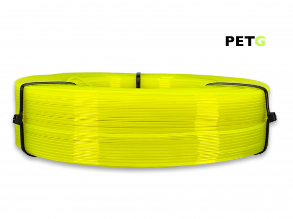 PETG Filament - 1,75 mm - Transluzent Neongelb - Refill 800 g