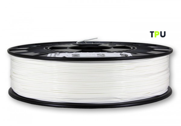 TPU V2 Filament (flexibel) - 1,75 mm - Weiß - 800 g