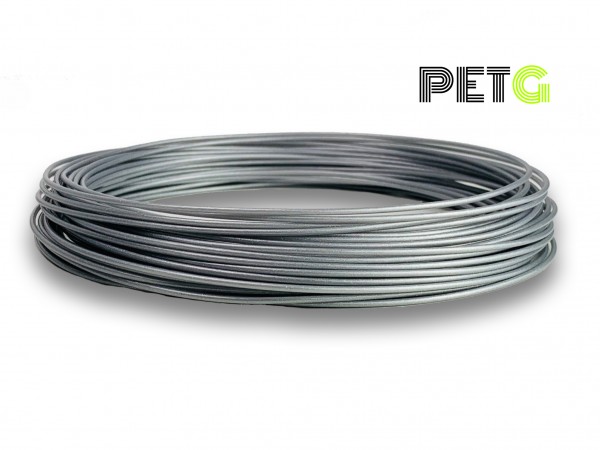 PETG Filament 50 g Sample - 1,75 mm - Silber