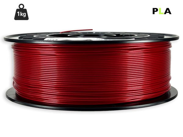 PLA Filament - 1,75 mm - Metallic Rot - 1 kg