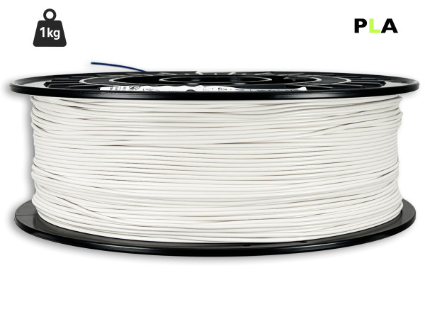 PLA Filament - 1,75 mm - Tonweiß matt - 1 kg
