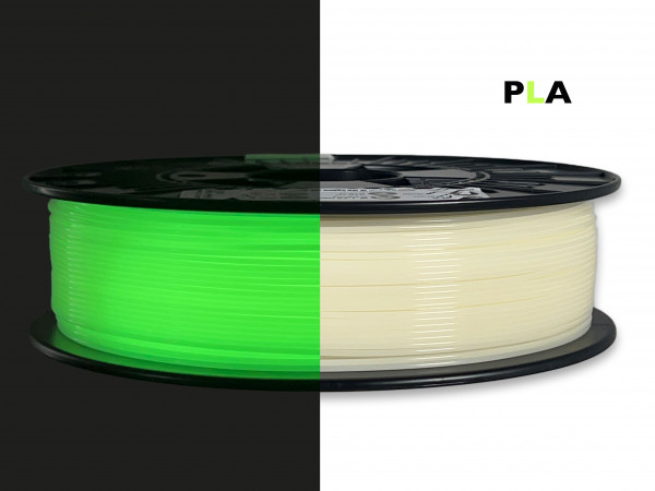 PLA Filament - 1,75 mm - Glow-Grün V2 - 800 g