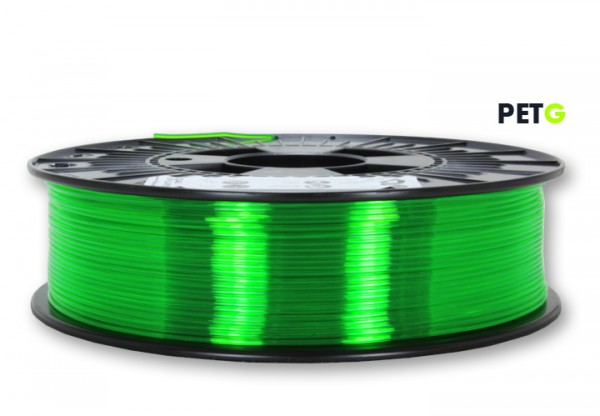 PETG Filament - 1,75 mm - Transparent Neongrün
