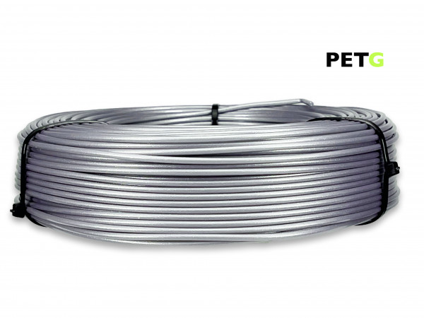 PETG Filament - 2,85 mm - Silber - Refill 800 g