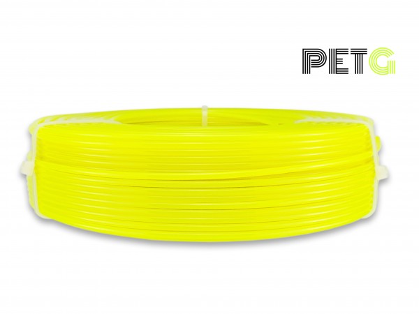 PETG Filament - 2,85 mm - Transluzent Neongelb - Refill 800 g