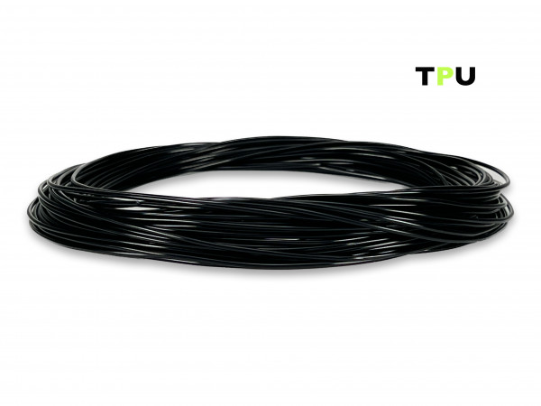 TPU V2 Filament (flexibel) 50 g Sample - 1,75 mm - Schwarz