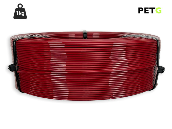 PETG Filament - 1,75 mm - Rubinrot - 1 kg Refill