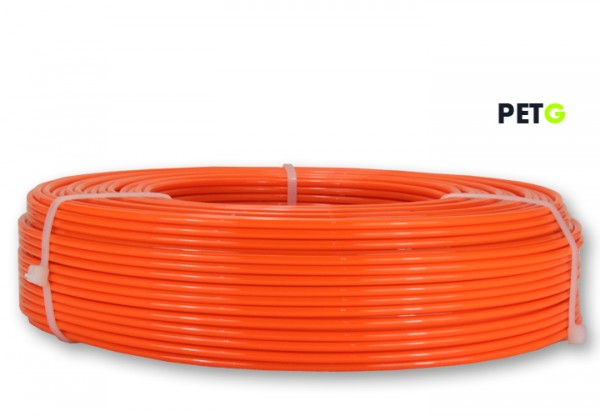 PETG Filament - 2,85 mm - Leuchtorange - Refill 800 g