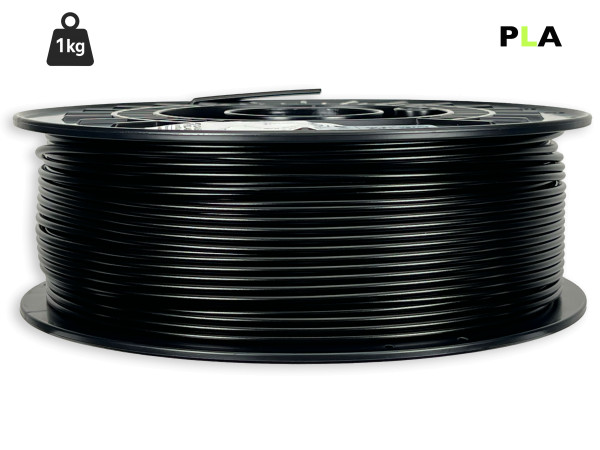 PLA Filament - 2,85 mm - Schwarz matt - 1 kg