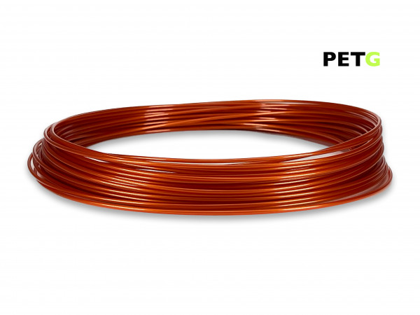 PETG Filament 50 g Sample - 1,75 mm - Burnt Copper