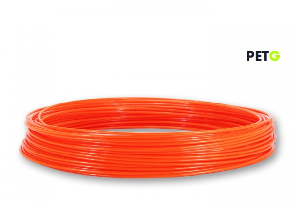 PETG Filament 50 g Sample - 1,75 mm - Leuchtorange