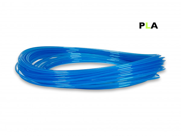 PLA Filament 50 g Sample - 1,75 mm - Transluzent-Blau