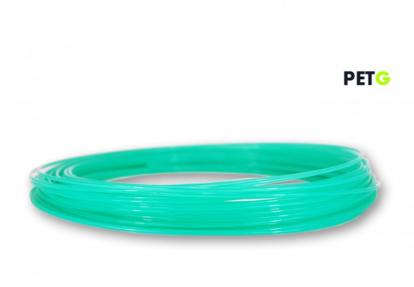 PETG Filament 50 g Sample - 2,85 mm - Transluzent Wassergrün