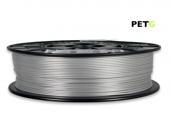 PETG Filament - 1,75 mm - Alu-Silber - 800 g