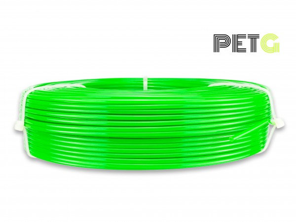 PETG Filament - 2,85 mm - Transluzent Neongrün - Refill 800 g