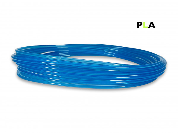 PLA Filament 50 g Sample - 2,85 mm - Transluzent-Blau