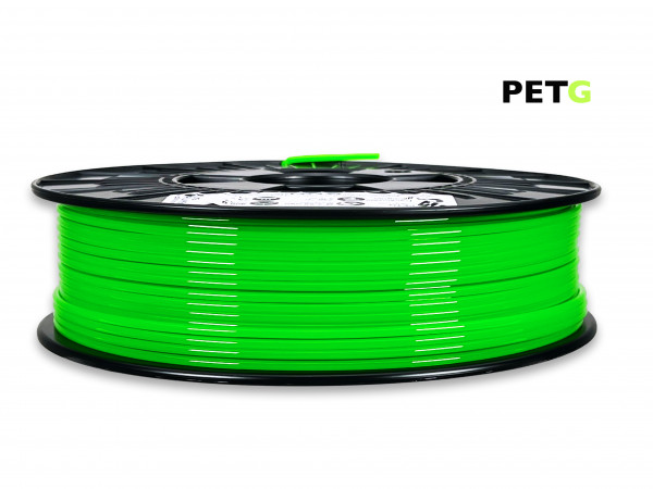 PETG Filament - 2,85 mm - Transluzent Neongrün - 800 g