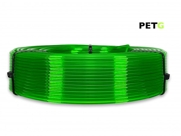 PETG Filament - 2,85 mm - Transparent Neongrün - Refill 800 g