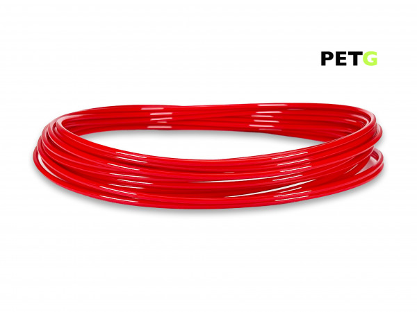 PETG Filament 50 g Sample - 2,85 mm - Feuerrot