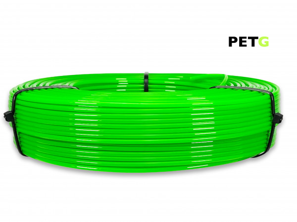PETG Filament - 2,85 mm - Transluzent Neongrün - Refill 800 g