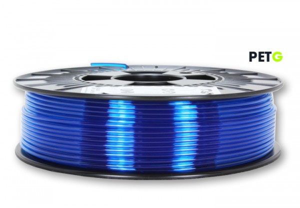PETG Filament - 2,85 mm - Transparent Blau - 800 g