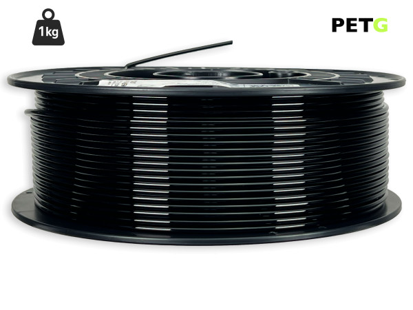 PETG Filament - 2,85 mm - Schwarz - 1 kg