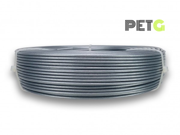 PETG Filament - 2,85 mm - Silber - Refill 800 g