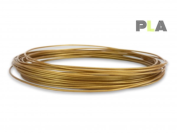 PLA Filament 50 g Sample - 2,85 mm - Gold V2
