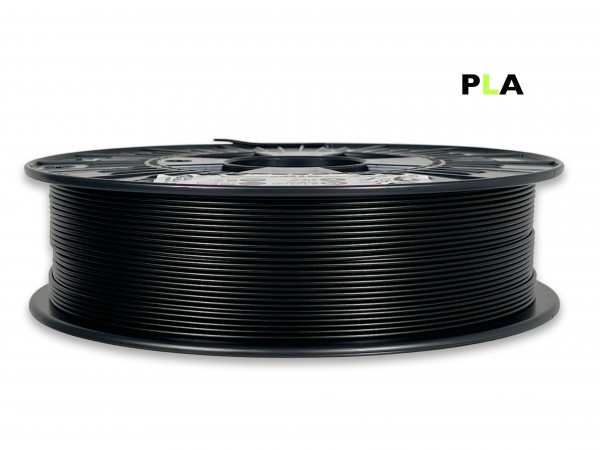 PLA Filament - 1,75 mm - Schwarz matt - 800 g