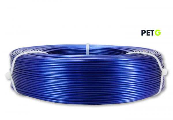 PETG Filament - 1,75 mm - Metallic Blau - Refill 800 g