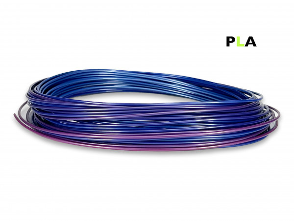 PLA Filament 50 g Sample - 1,75 mm - Multicolor Galaxy