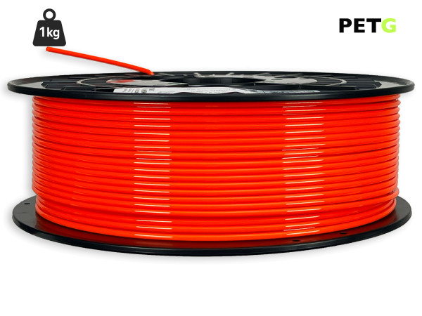 PETG Filament - 2,85 mm - Leuchtorange - 1 kg