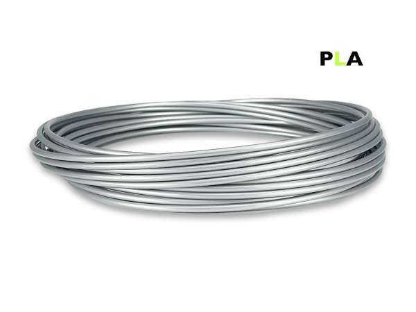 PLA Filament 50 g Sample - 2,85 mm - Silber
